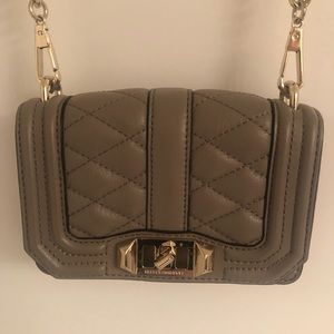 Rebecca Minkoff Grey Mini Love Crossbody